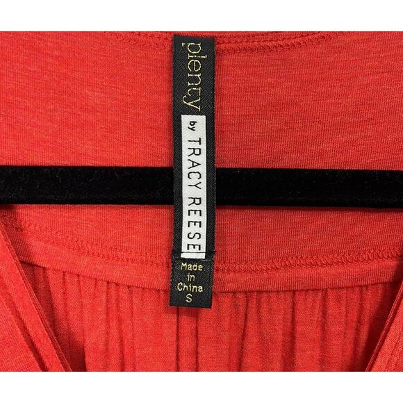 Plenty By Tracy Reece Women’s Red V neck tie Mini dress size small - Picture 3 of 7